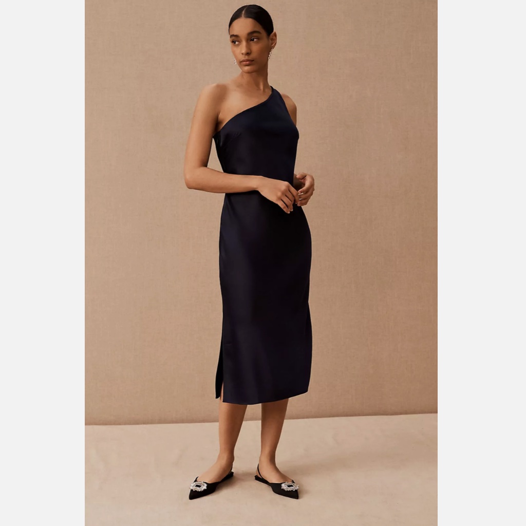 Bhldn Audrie Midnight Midi Dress